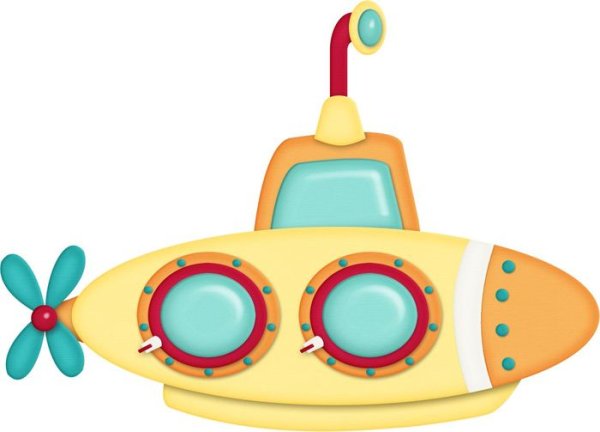 Подводная лодка карандашом