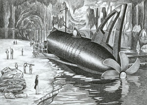 Субмарина карандашом