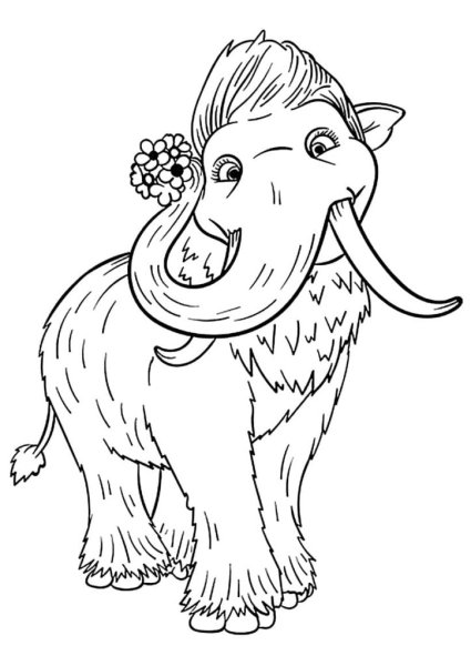 Ледниковыйпириот раскраска