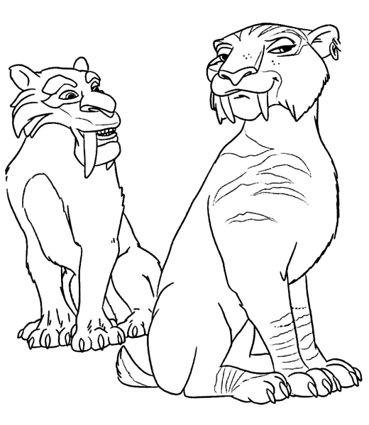 Ледниковый период 4 Шира и Диего