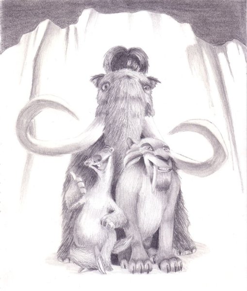 Эскизы Ледниковый период