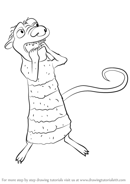 Раскраска Ледниковый период бак