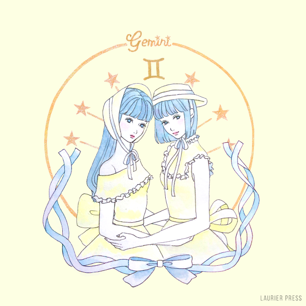 Рисунки знаков зодиака Близнецы