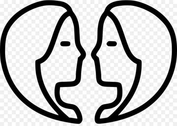 Трафарет Близнецы