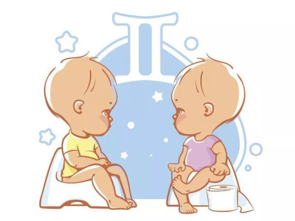 Близнецы на прозрачном фоне