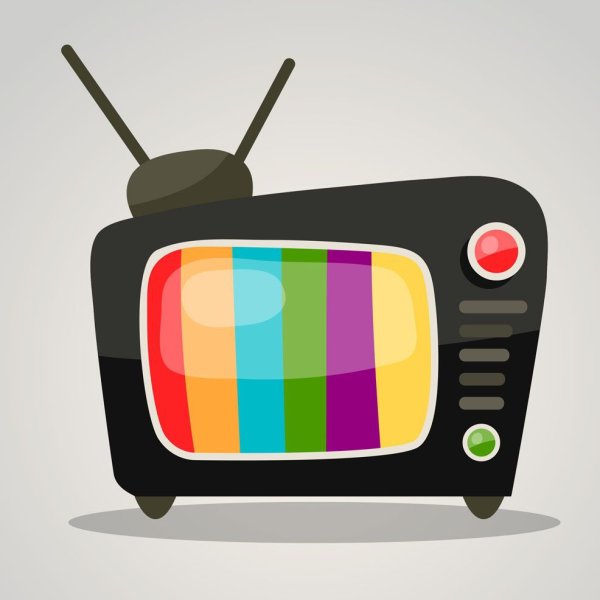 Разноцветный телевизор