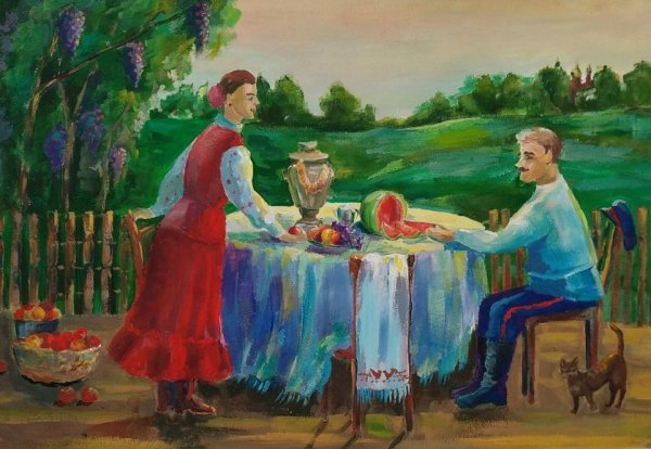 Натюрморт осенний урожай