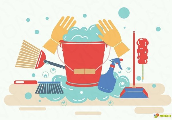 Уборка иллюстрация