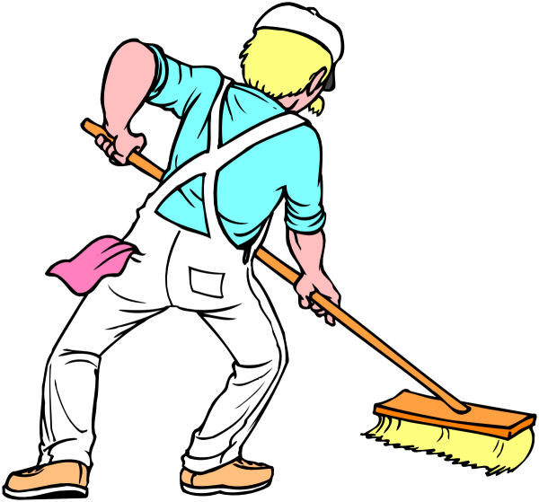 Уборка иллюстрация