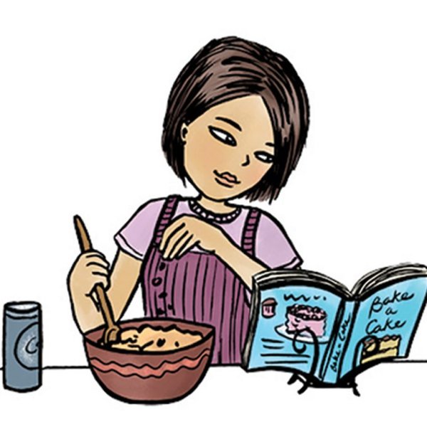 Любимое занятие мамы рисунок