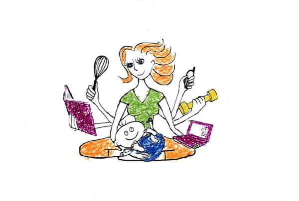 Рисунок моя мама домохозяйка