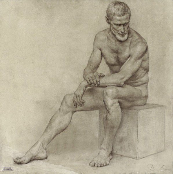 Академический рисунок фигуры