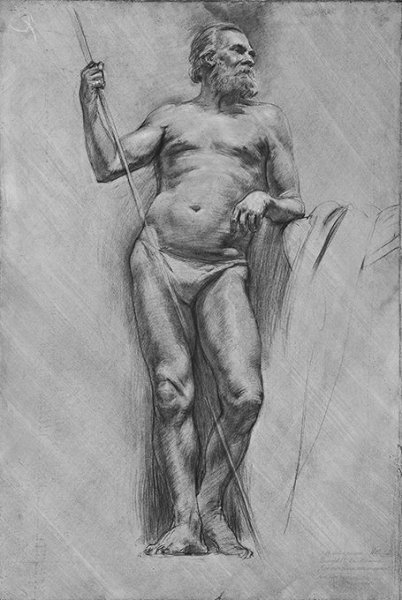 Зарисовки фигуры академические