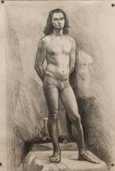 Наброски фигуры Академия Репина