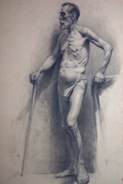 Александр Иванов картины натурщик