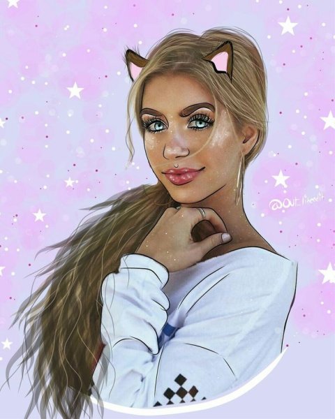 Нарисовать взрослую девочку