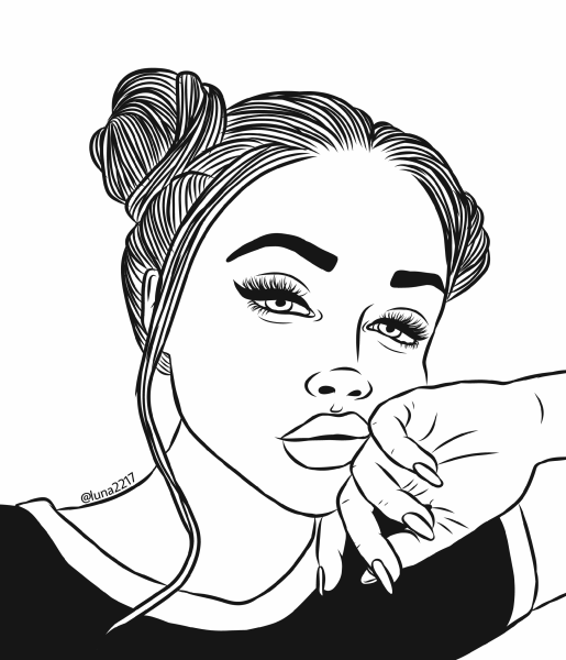 Чёрно-белые рисунки