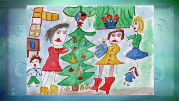 Зощенко елка рисунок