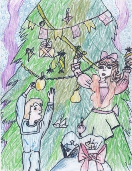 Зощенко елка раскраска