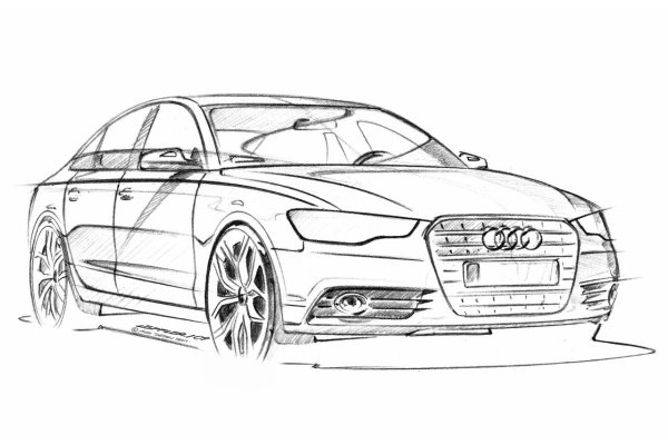 Audi a6 Sketch