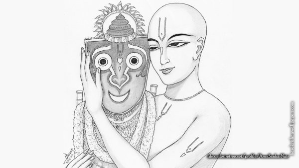 Раскраска Радха и Кришна