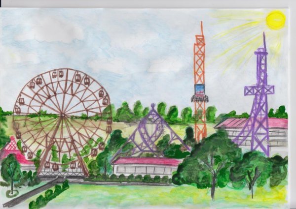 Детские рисунки Сочи парк