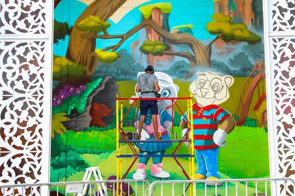 Сочи-парк аттракционы иллюстрации