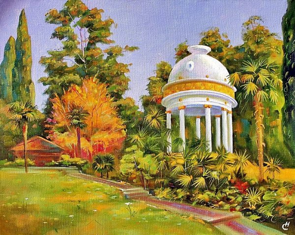 Парк аттракционов набросок