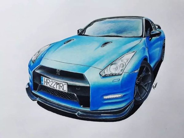 Nissan GTR r35 Графика