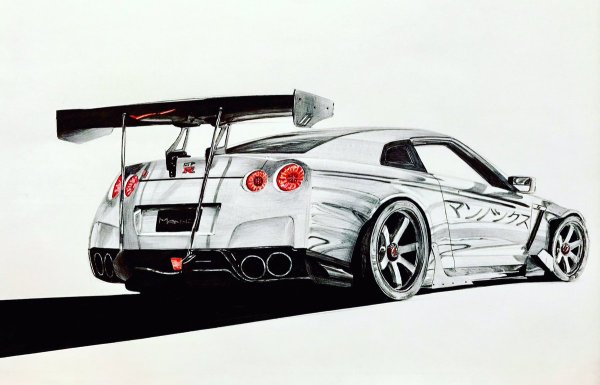 Nissan Skyline GTR 35 карандаш