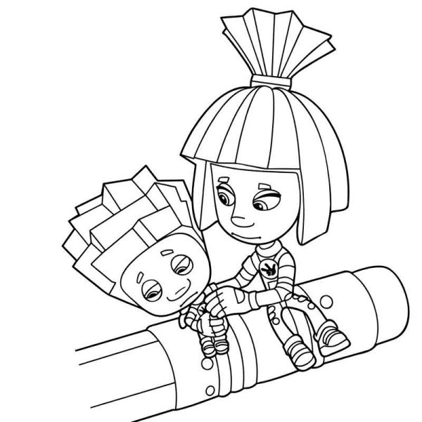 Срисовка Фиксиков