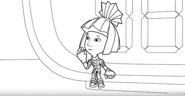 Симка Верта шпуля раскраска