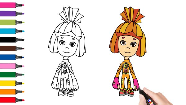 Герои мультфильма Фиксики