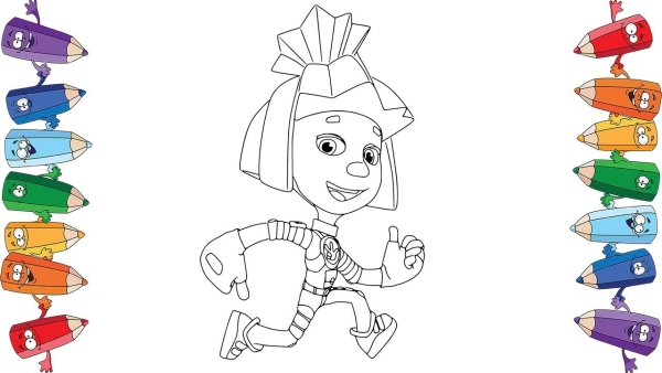 Фиксики раскраска для детей