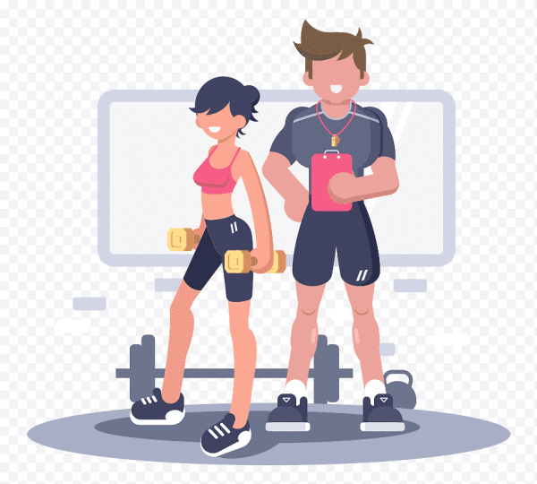 Фитнес иллюстрации