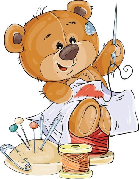 Медвежонок мультяшный прикольный