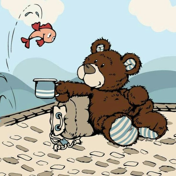 Смешной медведь