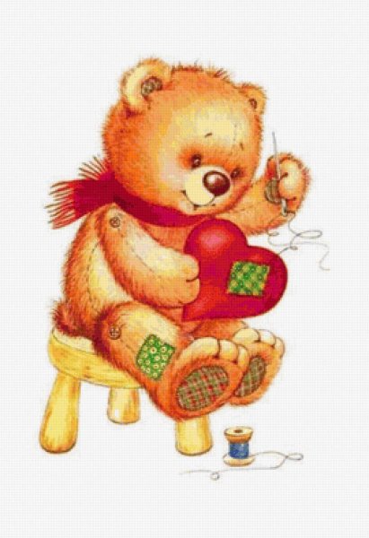 Иллюстрация мишка веселый