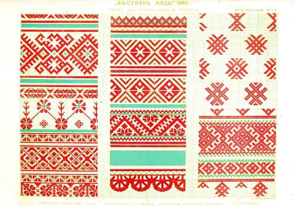 Древние узоры в народном искусстве