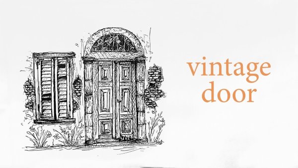 Дверь нарисованная