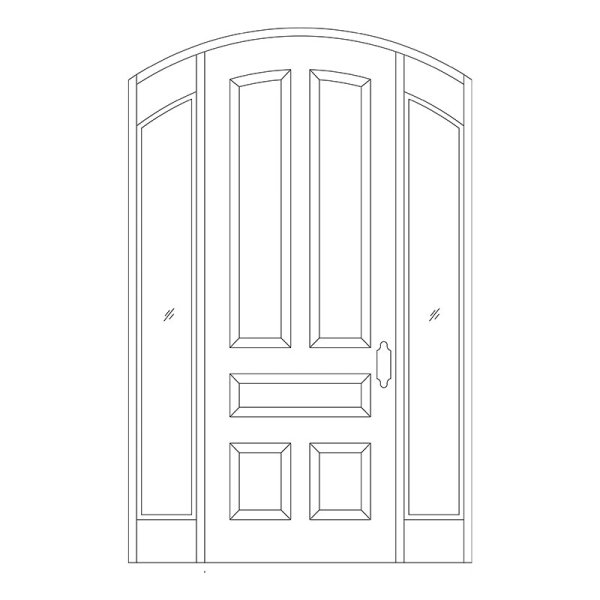 Рисунок открытой двери