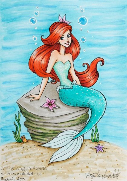 Русалочка Андерсен Ариэль