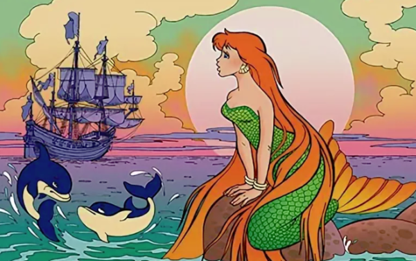 Иллюстрация к сказке Русалочка Ганс христиан Андерсен