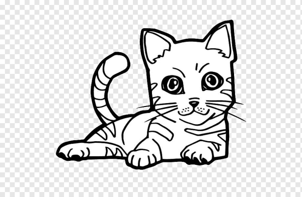 Котенок лайк раскраска