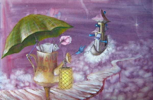 Забавные рисунки Возвращение домой