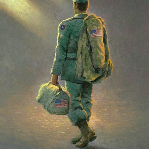 Шёл солдат...