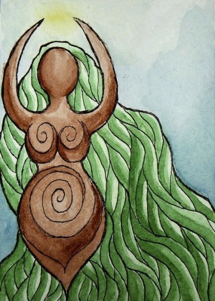 Символ Богини матери