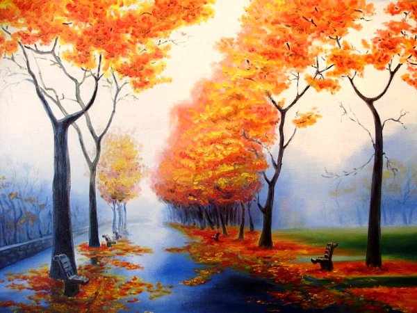 Осенние рисунки