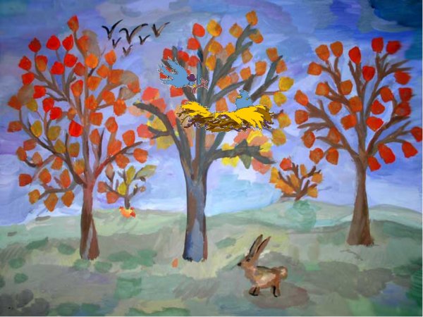 Рисунок красота осени