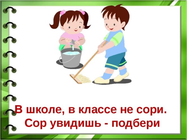 Чистота и порядок в школе
